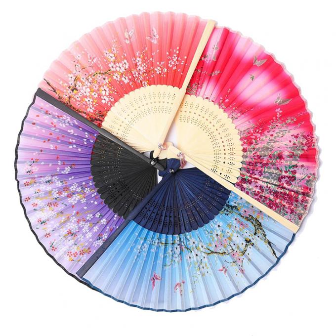 Eco-Friendly Traditional Chinese Bamboo Folding Fan For Decoration 1