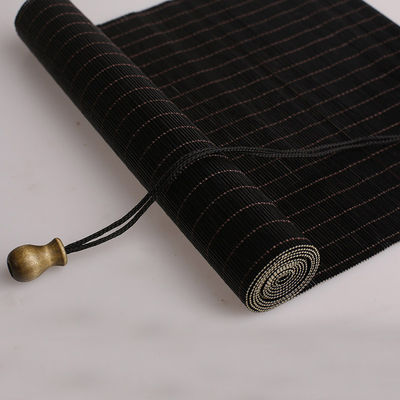 Light Filtering Bamboo Roller Blind Matchstick Bamboo Outdoor Roll Up Curtains