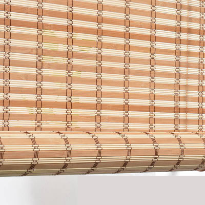 ইনডোর আউটডোর বাঁশ ম্যানুয়াল পেরগোলা রোলার blinds উইন্ডো সান ব্লেড গোপনীয়তা পর্দা