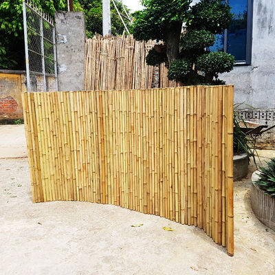 পুনরায় ব্যবহারযোগ্য রোলড বাঁশের গোপনীয়তা পর্দা
