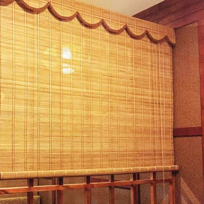 দিনের আলো উইন্ডো blinds রঙিন pleated বাঁশ রোলার হোম অফিস হোটেলের জন্য সানশ্যাড