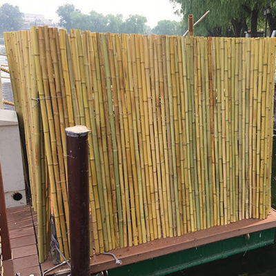 Home Rolled Bamboo Screen Fencing Backyard Garden Decorative Bamboo Paneling