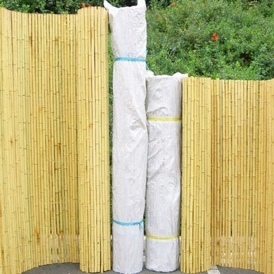 Natural Coloured Bamboo Screening 240cm Garden Bamboo Rolled Fence