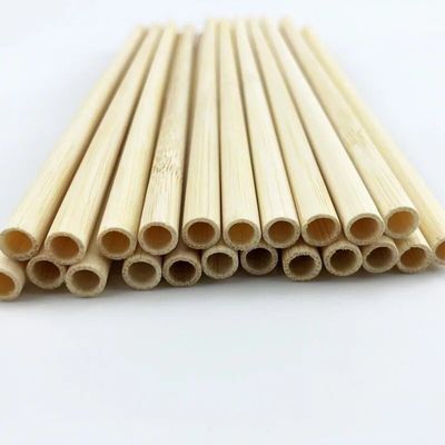 প্রাকৃতিক একবার ব্যবহারযোগ্য বাঁশের স্ট্র