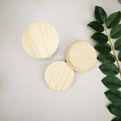 Silicon Circle Bamboo Jar Lid Leafproof For Glass Storage Jar Food Jar Kitchen Lids