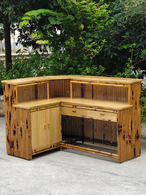 Indoor Outdoor Party Beach Tiki Bars With Cabinet And Door