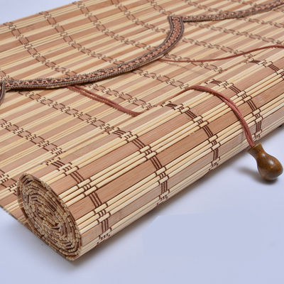 ইনডোর আউটডোর বাঁশ ম্যানুয়াল পেরগোলা রোলার blinds উইন্ডো সান ব্লেড গোপনীয়তা পর্দা