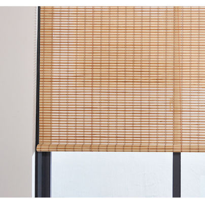1.5 মি 2 মি জলরোধী বাঁশ স্লট রোল আপ blinds সূর্য প্রতিরোধী বোনা রোমান বাঁশ blinds