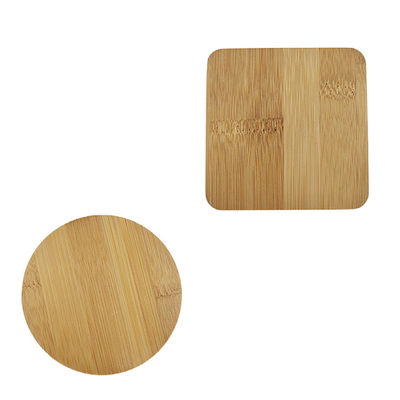 Bamboo Plant Saucer Blank Bamboo Coasters For 3.2 Inch Plant Pots Succulent Plants