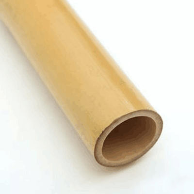 3 Inch Moso Bamboo Pole Pure Natural Bamboo Stakes For Plant Decoration Yellow