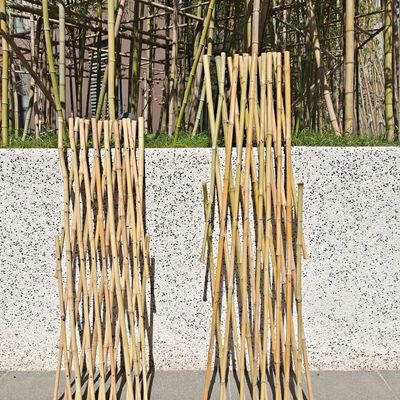 Expandable Bamboo Poles Flexible Trellis Garden Fencing For Balcony Decoration 120*180cm