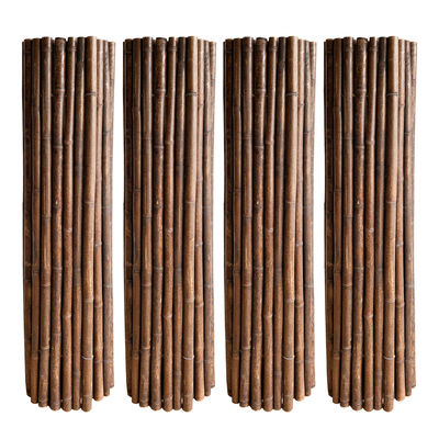 Natural Garden Bamboo Wood Reed Fence Painted Panels Rolled 10*100cm