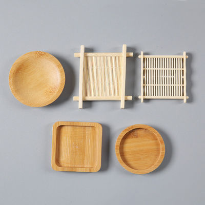 Custom Bamboo Raw Material Bamboo Lids with Silicone Seal Ring for Glass Mason Jars