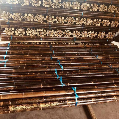 3 Feet Raw Bamboo Poles Sticks Natural Carbonized Black Painting 595cm For Decoration