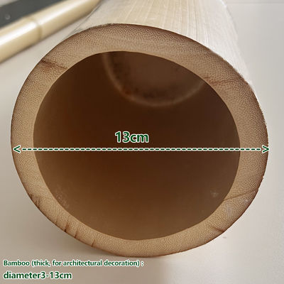 Yellow Nature Raw Outdoor Bamboo Poles Dry Bamboo Poles 2m 3m 4m