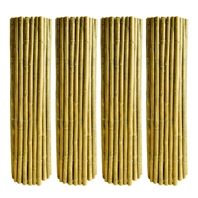 Natural Coloured Bamboo Screening 240cm Garden Bamboo Rolled Fence