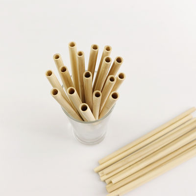 Eco Friendly Bamboo Straws Bamboo Reusable Straws For Cafe Bar Restaurant Drinking