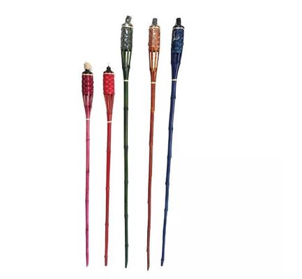 Outdoor Bamboo Yard Torch 150cm Party Halloween Decoration Lighting