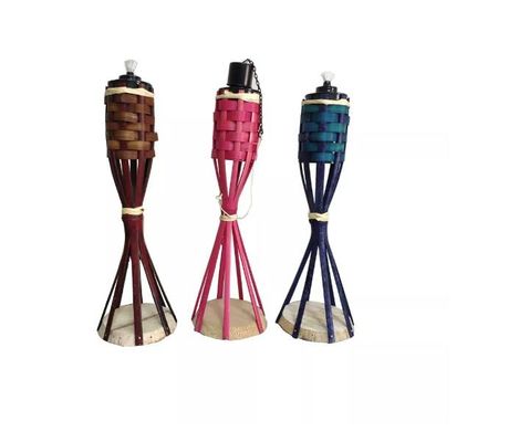 Outdoor Bamboo Yard Torch 150cm Party Halloween Decoration Lighting