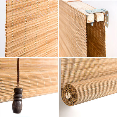 1.8m বাঁশ রোলার blinds হোম সজ্জা উইন্ডো বাঁশ রোল আপ রোমান সানশট