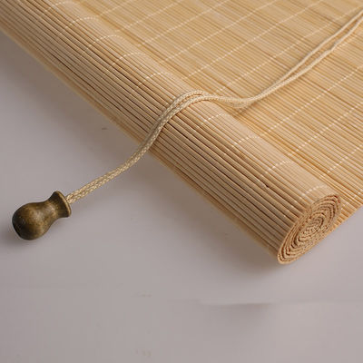 1.8m Bamboo Roller Blind Sunscreen Customized Colorful Curtain For Home