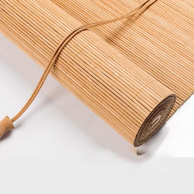 Bamboo Natural Roll Up Blinds 1.5m Length 2m Height Bamboo Windows Sun Proof