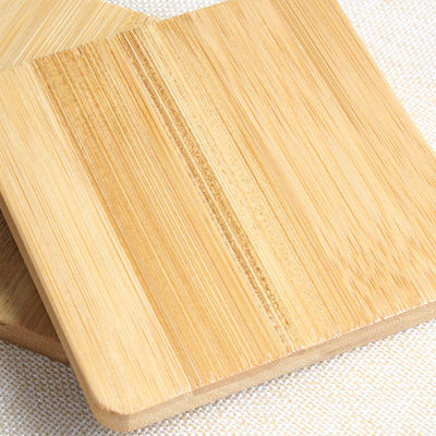 Custom Blank Bamboo Coasters For Drink Square Bamboo Wood Saucer Mat