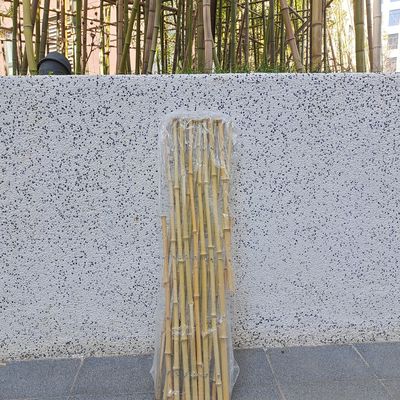 Expanding Bamboo Pole Fence , Natural Garden Privacy Screen Roll 6 Ft X 6 Ft