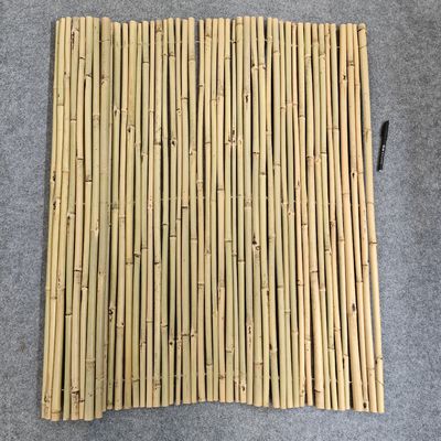 Natural Bamboo Fence Panels Garden & Farm Barrier Black & Yellow